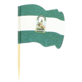 Andalusia Flag Food Pick 6,5cm (14400 Units)