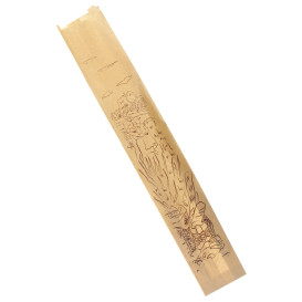 Paper Food Bag "Siega" Kraft 9+5x58cm (100 Units)  