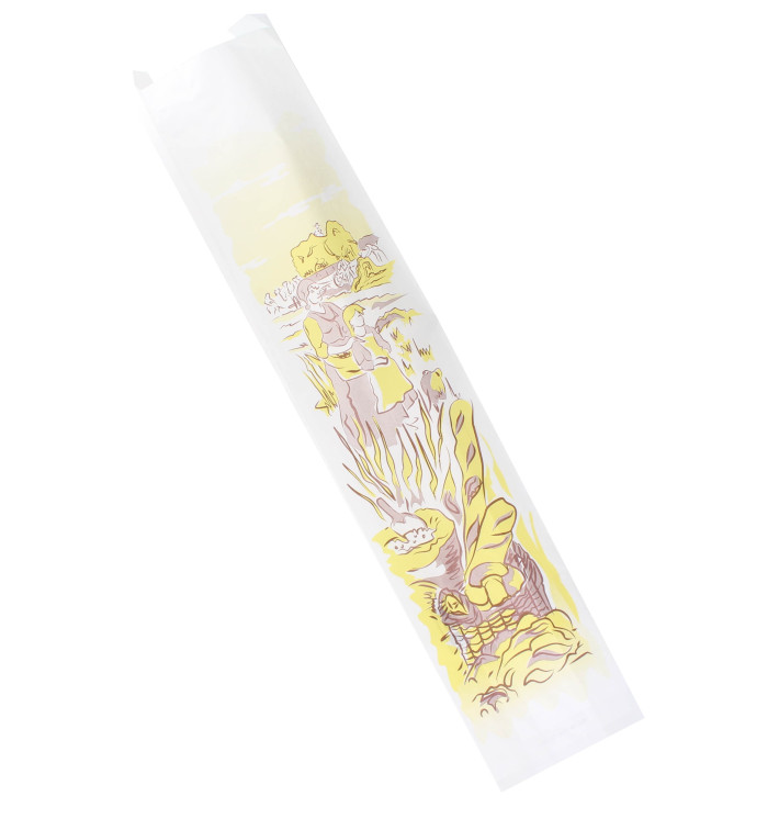 Paper Food Bag "Siega" 12+6x58cm (250 Units) Paper Food Bag "Siega" 12+6x58cm (250 Units)