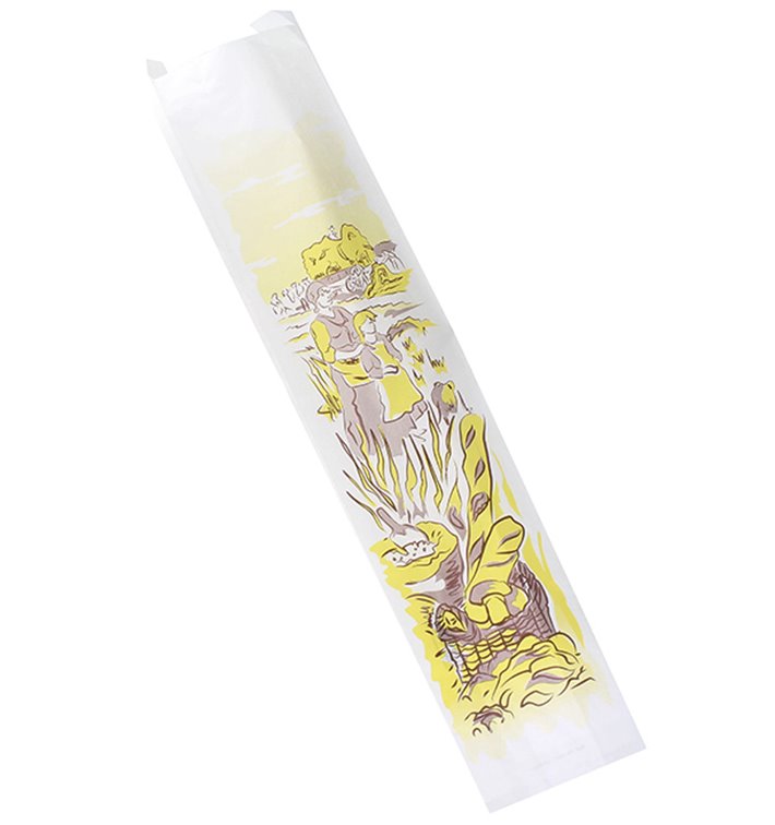 Paper Food Bag "Siega" 12+6x50cm (250 Units) Paper Food Bag "Siega" 12+6x50cm (250 Units)