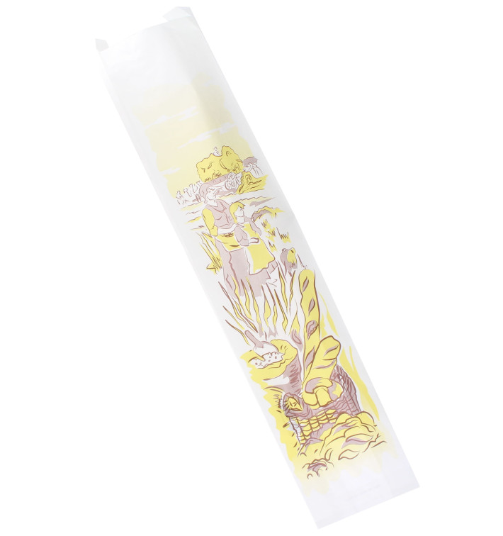 Paper Food Bag "Siega" 12+9x58cm (250 Units) Paper Food Bag "Siega" 12+9x58cm (250 Units)