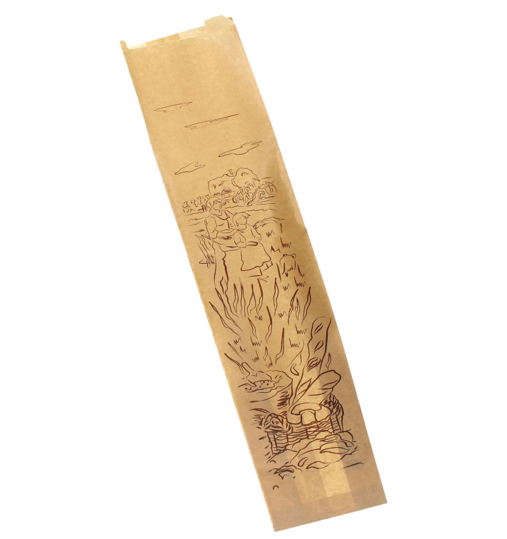 Paper Bag Kraft "Siega" 9+5x32cm (250 Units) Paper Bag Kraft "Siega" 9+5x32cm (250 Units)
