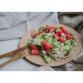Bamboo Cutlery Kit: Fork + Knife + Spoon (250 Units)