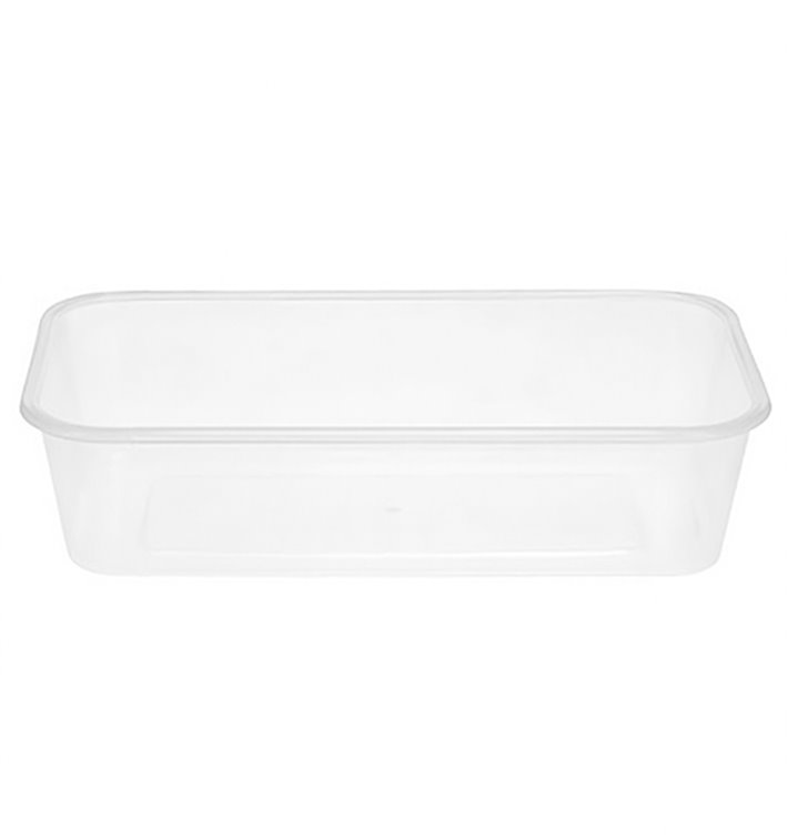 Plastic Deli Container PP Rectangular Shape 500 ml (500 Units) Plastic Deli Container PP Rectangular Shape 500 ml (500 Units)