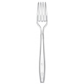 Plastic Fork Premium PS Clear 19cm (1000 Units)