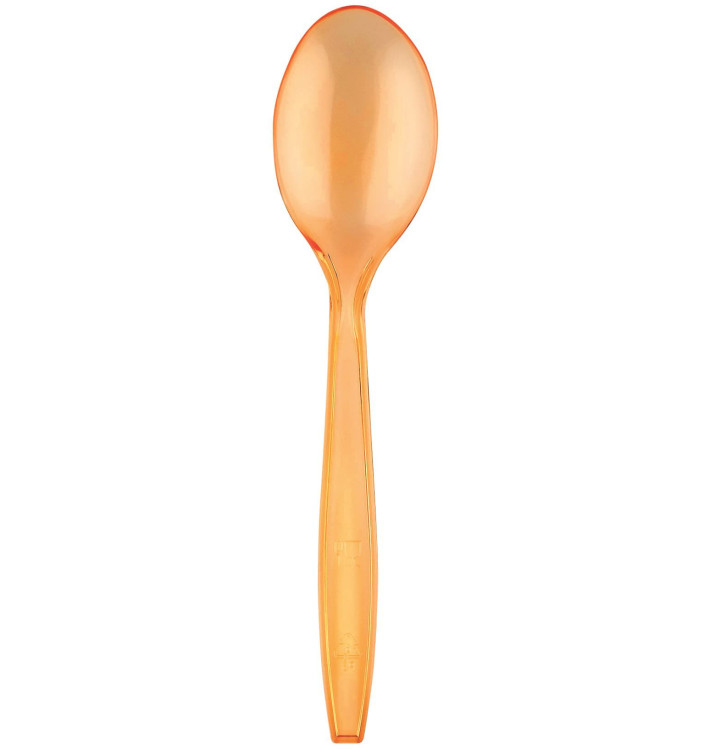 Plastic Spoon PS Premium Orange 19cm (1000 Units) Plastic Spoon PS Premium Orange 19cm (1000 Units)
