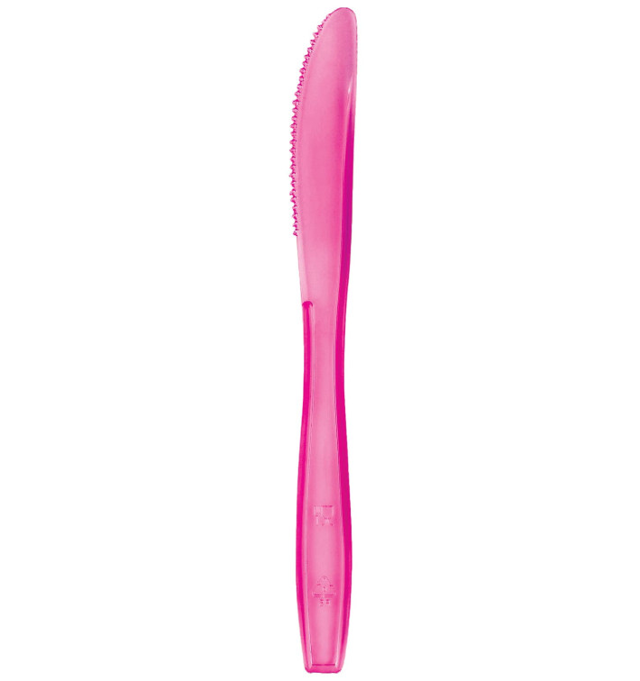 Plastic Knife PS Premium Fuchsia 19cm (50 Units) Plastic Knife PS Premium Fuchsia 19cm (50 Units)