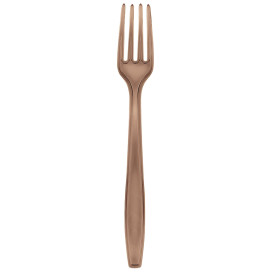 Plastic Fork PS Premium Brown 19cm (1000 Units)