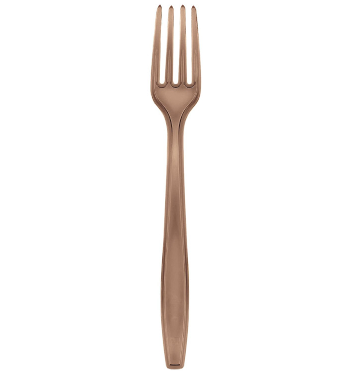 Plastic Fork PS Premium Brown 19cm (1000 Units) Plastic Fork PS Premium Brown 19cm (1000 Units)