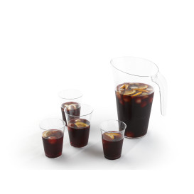 Plastic Cup PS Injection Moulding Clear 250ml (500 Units)