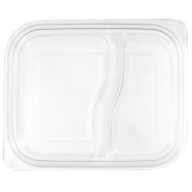 Plastic Lid for Deli Container PET Flat 18x15cm (75 Units) 