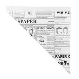 Paper Food Cone Grease-Proof "Times" 29,5cm 250g (250 Units)