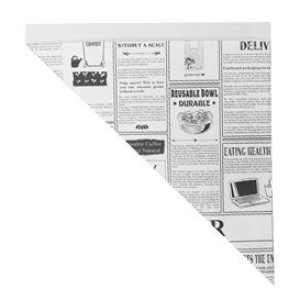 Paper Food Cone Grease-Proof "Times" 24cm 100g (250 Units)
