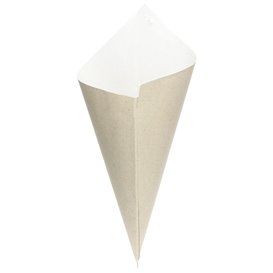 Paper Food Cone Natural 29,5cm 250g (2.000 Units)