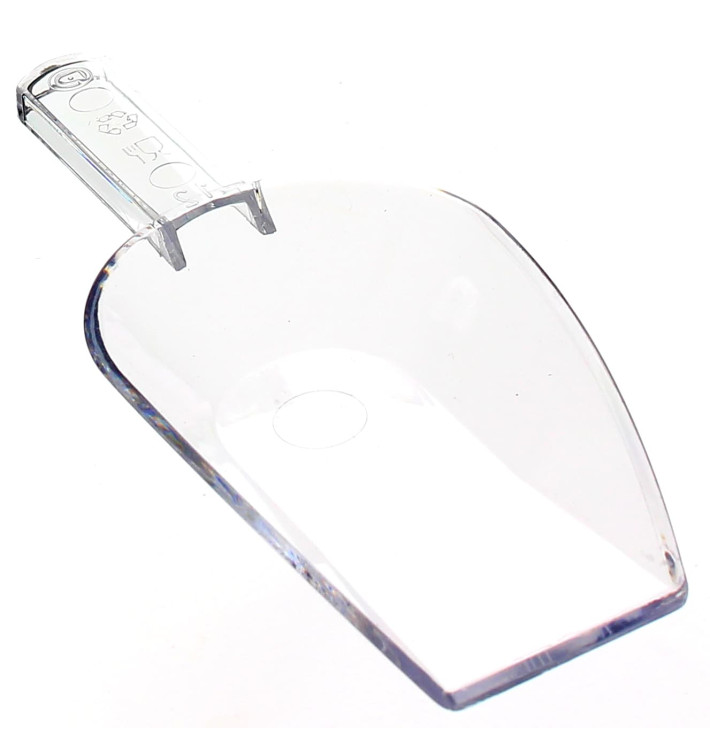 Tasting Plastic Spoon PS "Pala" Clear 9x3,7cm (20 Units) 