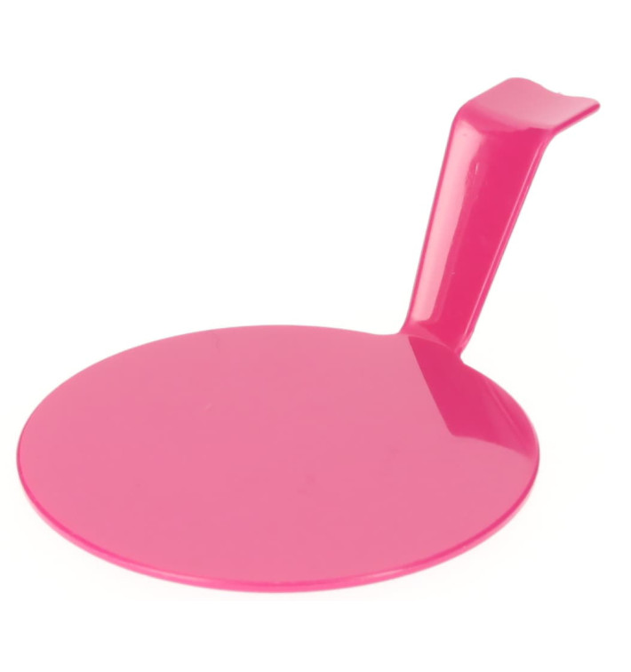 Tasting Plastic Plate PS "Gourmand" Raspberry Ø4,5x2cm (50 Units) Tasting Plastic Plate PS "Gourmand" Raspberry Ø4,5x2cm (50 Units)