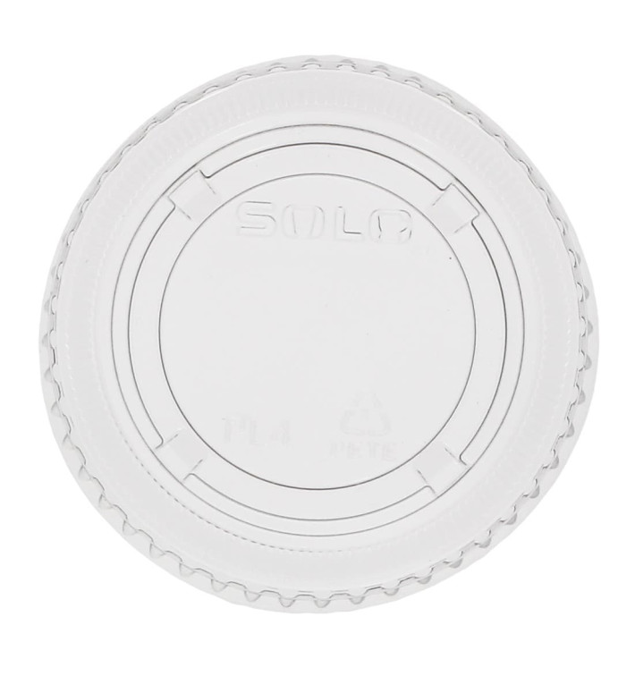 Plastic Lid PET Crystal Closed Flat Ø7,3cm (125 Units) Plastic Lid PET Crystal Closed Flat Ø7,3cm (125 Units)