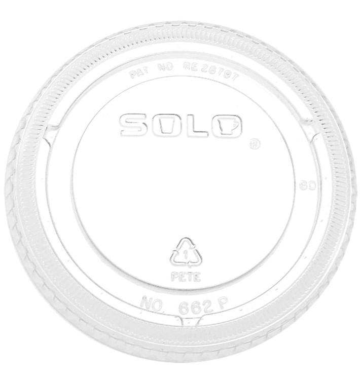 Plastic Lid PET Crystal Flat Ø9,8cm (100 Units) Plastic Lid PET Crystal Flat Ø9,8cm (100 Units)