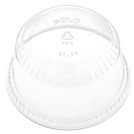 Plastic Dome Lid PET Crystal Ø9,8cm (1000 Units)