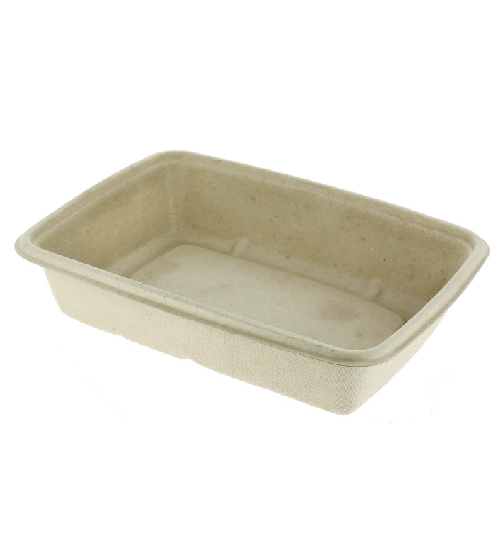 Sugarcane Container 1050ml 21x16,5x6cm (75 Units) Sugarcane Container 1050ml 21x16,5x6cm (75 Units)