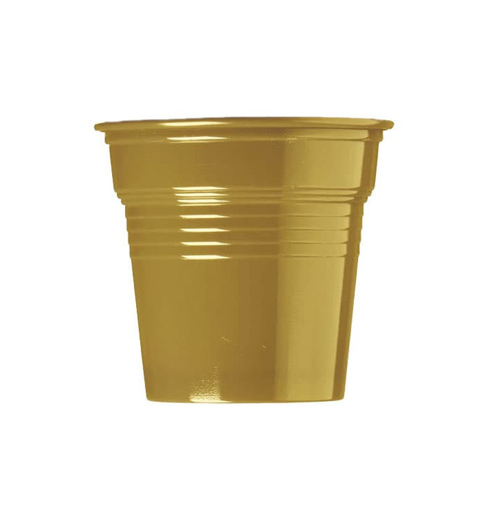 Plastic Shot PS Gold 80ml Ø5,7cm (50 Units) Plastic Shot PS Gold 80ml Ø5,7cm (50 Units)