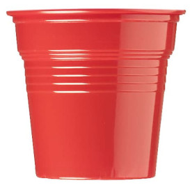 Plastic Shot PS Red 80ml Ø5,7cm (50 Units)