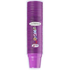 Plastic Shot PS Violet 80ml Ø5,7cm (50 Units) 