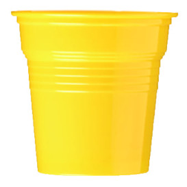 Plastic Shot PS Yellow 80ml Ø5,7cm (50 Units)