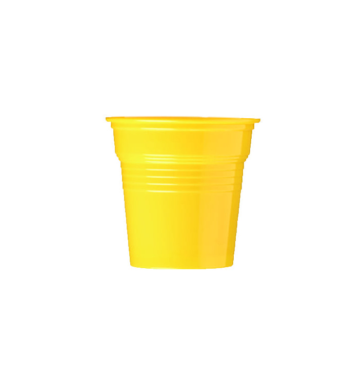 Plastic Shot PS Yellow 80ml Ø5,7cm (50 Units) Plastic Shot PS Yellow 80ml Ø5,7cm (50 Units)