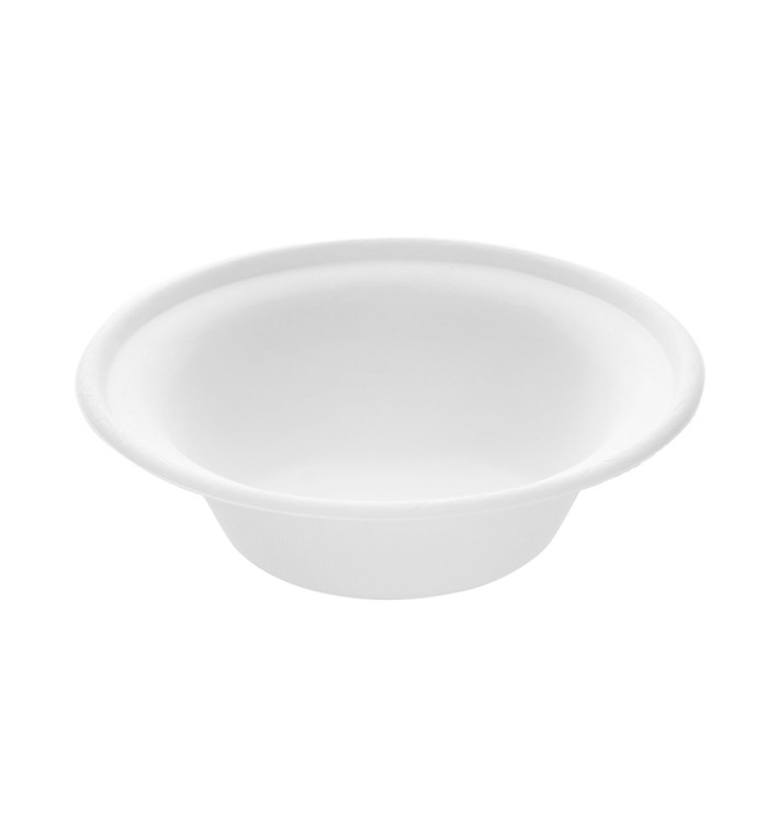 Sugarcane Bowl White 400ml (50 Units) Sugarcane Bowl White 400ml (50 Units)