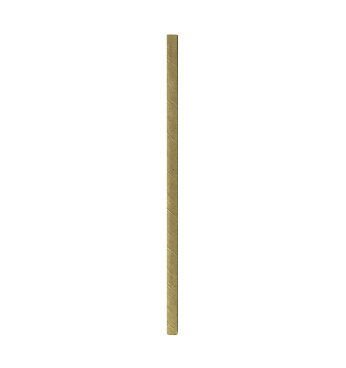 Paper Straw Straight Kraft Ø0,6cm 19,7cm (500 Units) 