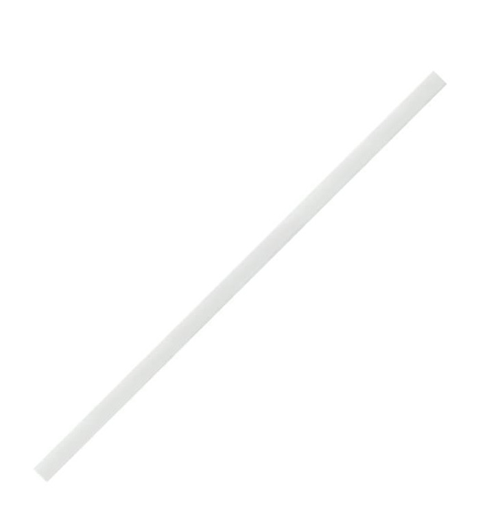 Paper Straw Straight White Ø0,6cm 19,7cm (500 Units) Paper Straw Straight White Ø0,6cm 19,7cm (500 Units)