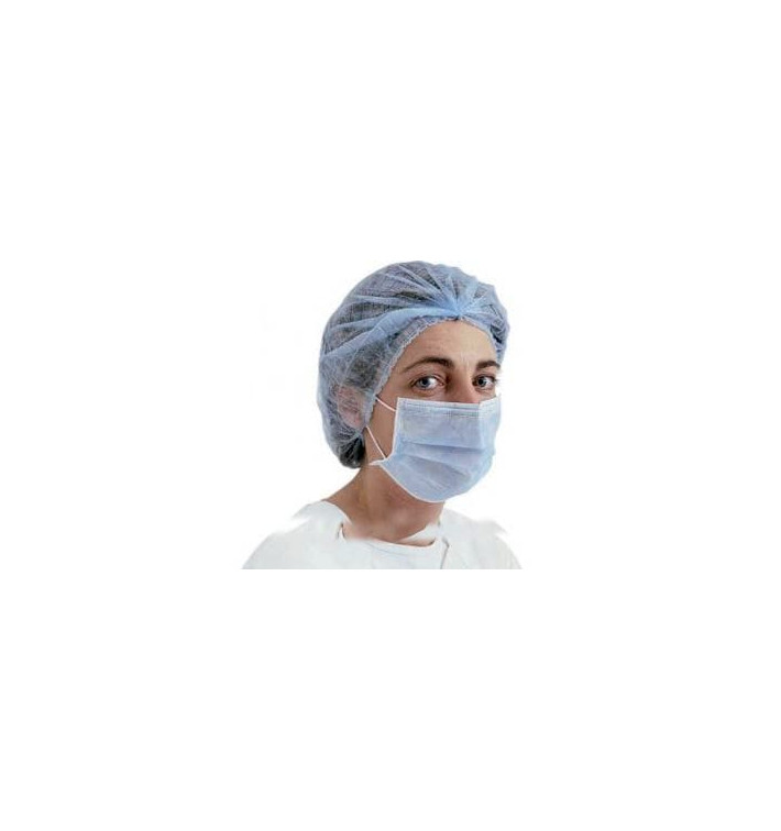 Disposable Surgical Mask Rectangular Shape "TST" Blue 2C (50 Units)