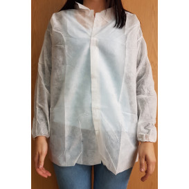 Disposable Lab Coat "Cadete" "TST" PP Velcro 35gr (100 Units)