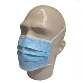 Disposable Surgical Mask Rectangular Shape "TST" Blue 3C (50 Units)