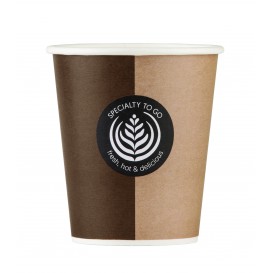 Paper Cup "Specialty to Go" 9 Oz/270ml Ø8,0cm (50 Units) 