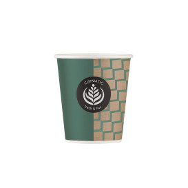 Paper Cup "Cupmatic" 9 Oz/280ml Ø8,0cm (1000 Units)