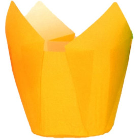 Cupcake Liner Tulip shape Yellow Ø5x5/8cm (2000 Units)