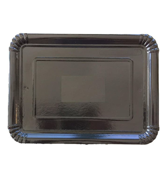 Paper Tray Rectangular shape Black 18x24 cm (100 Units) 