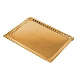 Paper Tray Rectangular shape Gold 10x16 cm (2200 Units)