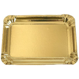 Paper Tray Rectangular shape Gold 24x30 cm (100 Units)  