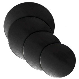 Paper Cake Circle Black 28cm (100 Units)  
