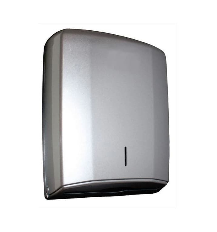 Plastic Paper Towel Dispenser ABS Elegance Silver (1 Unit) Plastic Paper Towel Dispenser ABS Elegance Silver (1 Unit)