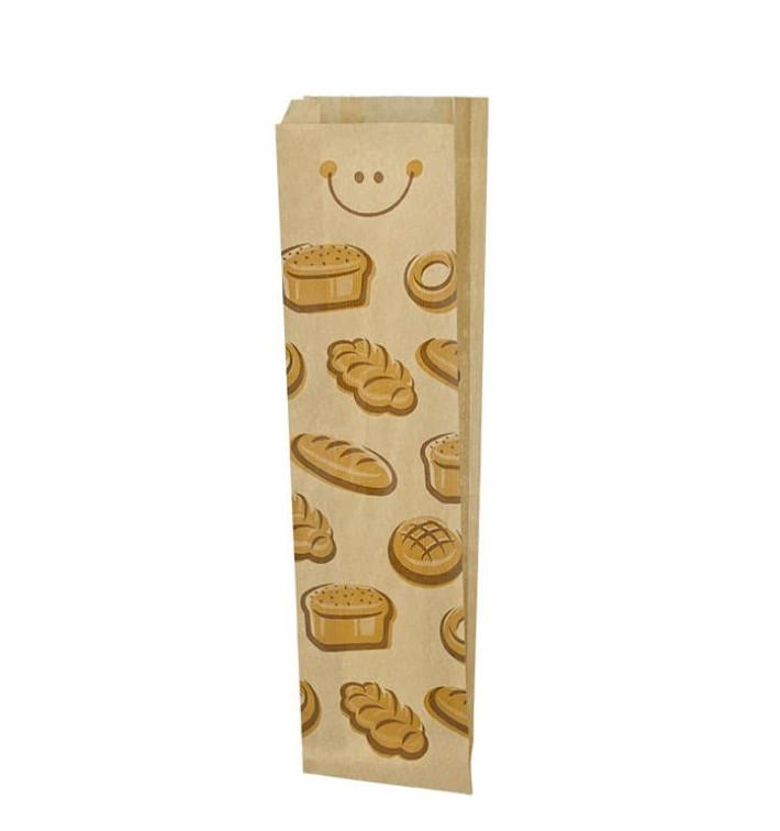 Paper Food Bag "Panes" 9+5x50cm (125 Units) Paper Food Bag "Panes" 9+5x50cm (125 Units)