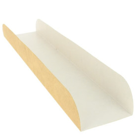 Paper Baguette Tray Kraft 30x6,1x3,2cm (100 Units)