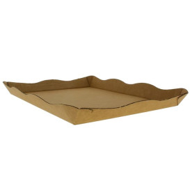Cardboard Tray Fast Food Kraft (10 Units)