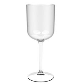 Reusable Plastic Glass Wine "Tritan" Clear 470ml (6 Units)