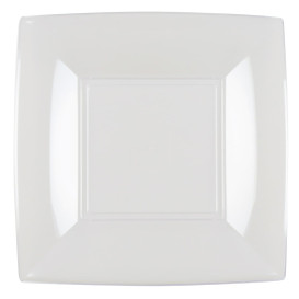 Reusable Plate Flat Clear "Bio Based" "Nice" PP 18 cm (300 Units)
