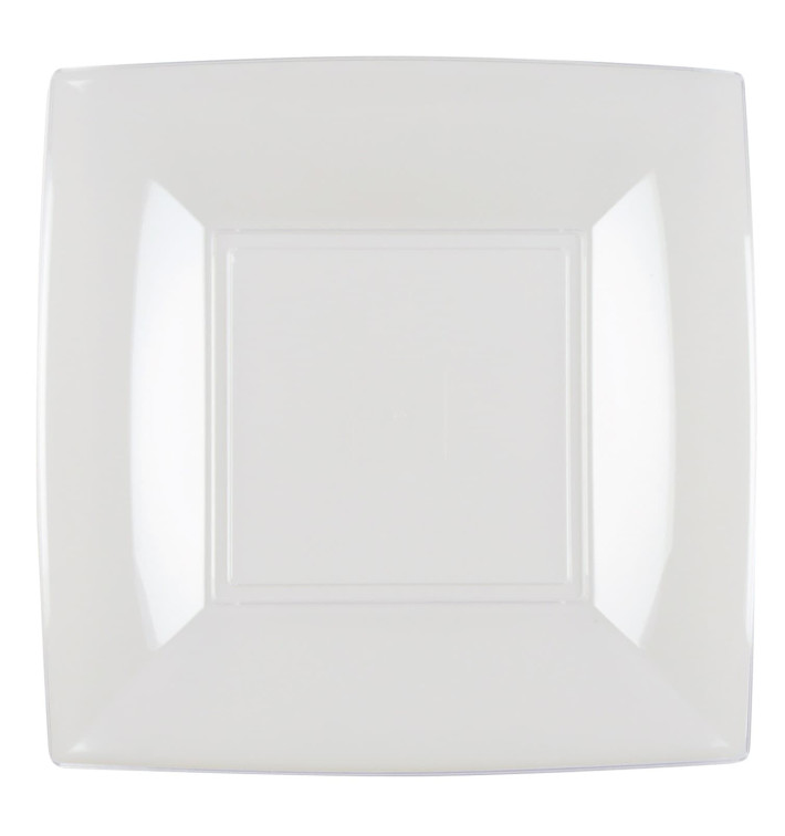 Reusable Plate Flat Clear "Bio Based" "Nice" PP 18 cm (300 Units) Reusable Plate Flat Clear "Bio Based" "Nice" PP 18 cm (300 Units)