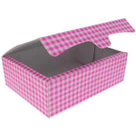 Paper Bakery Box Pink 25,8x18,9x8cm 2Kg (125 Units)